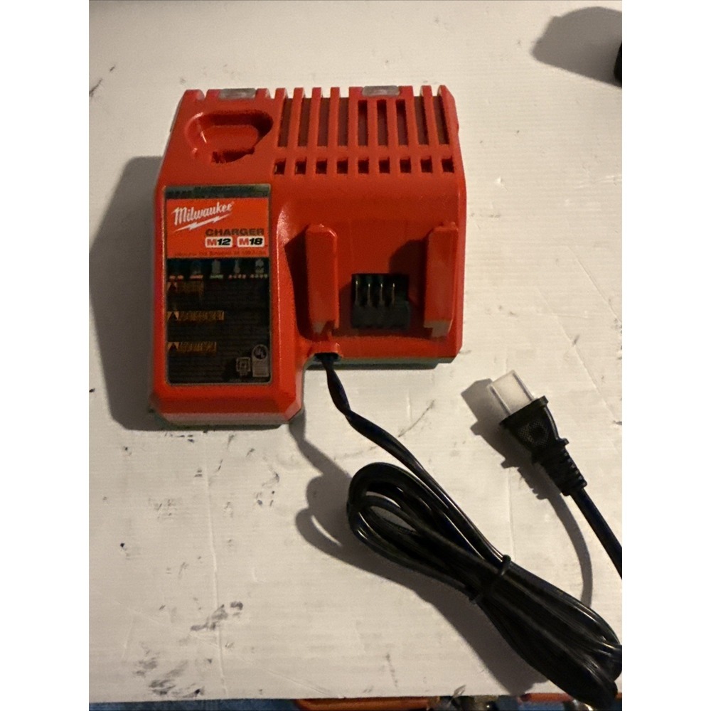 Milwaukee Battery Charger NEW 48-59-1812 M18 M12 18 Volt 12 V OEM New No Box